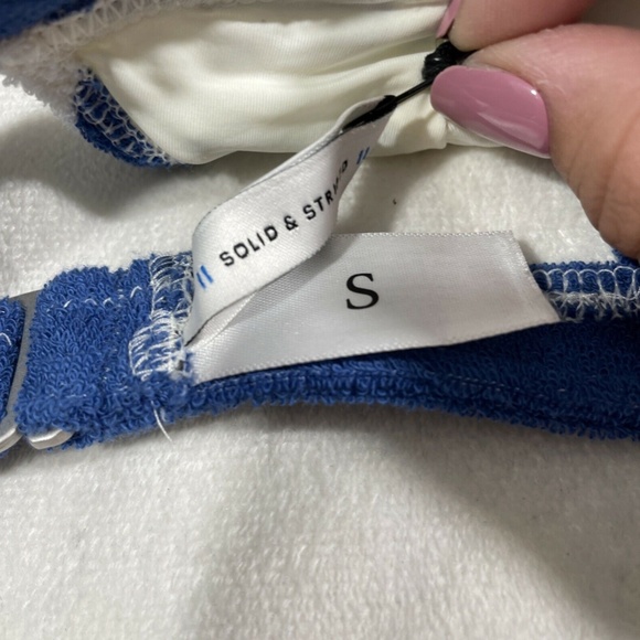 NEW‎ Solid & Striped Morgan Top in Terry Cloth Material [SZ Small ] - Picture 7 of 12